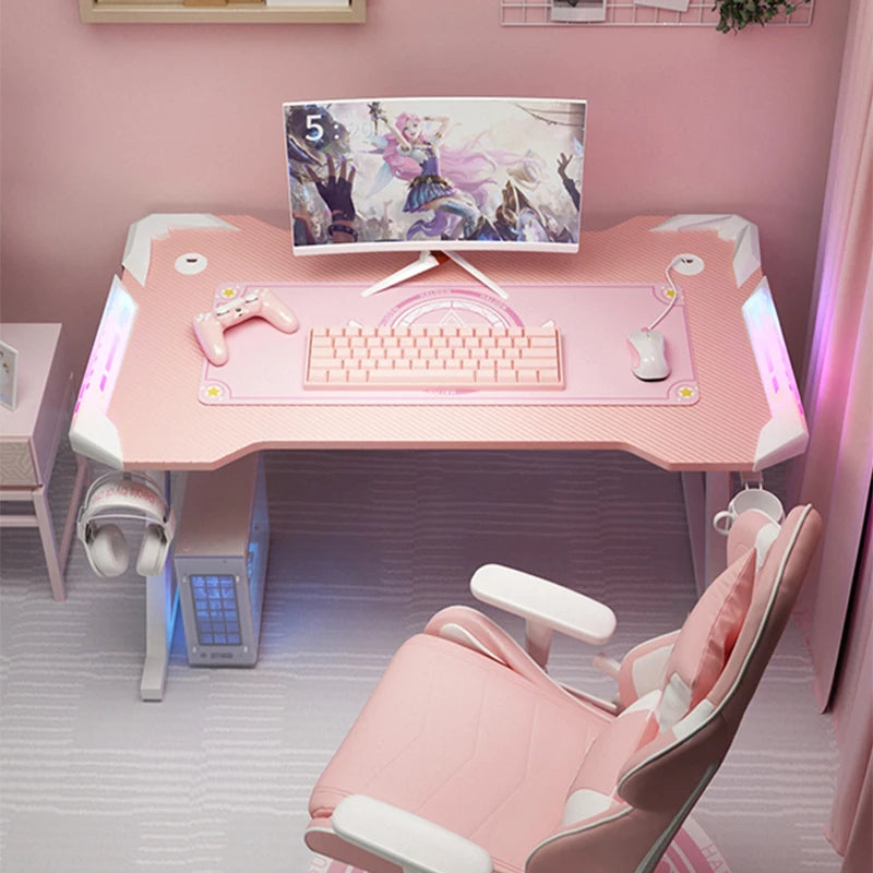 PinkDream Study Gaming Desk – Cute & Stylish Desktop Table 🎮🌸