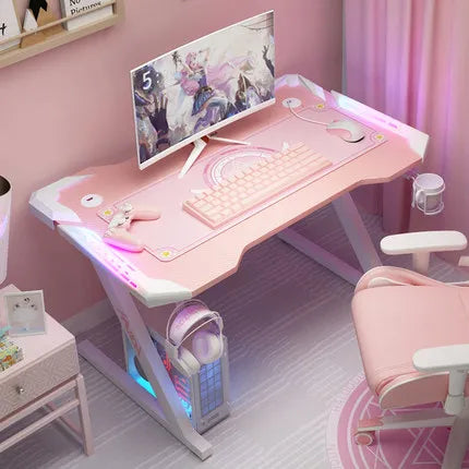 PinkDream Study Gaming Desk – Cute & Stylish Desktop Table 🎮🌸