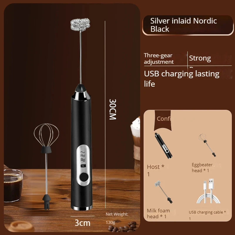 [Best-seller][HOT Trending] WhiskPro DualStick – Wireless 3-Speed Mini Foamer & Blender