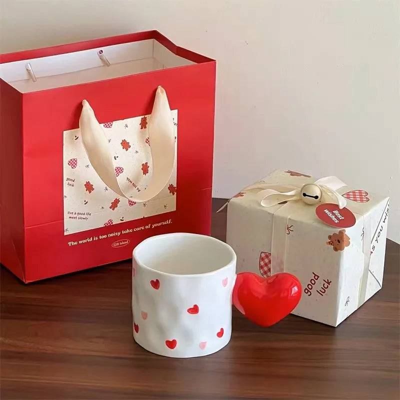 Bow Bliss Handmade Mug with Gift Packaging 🎀☕