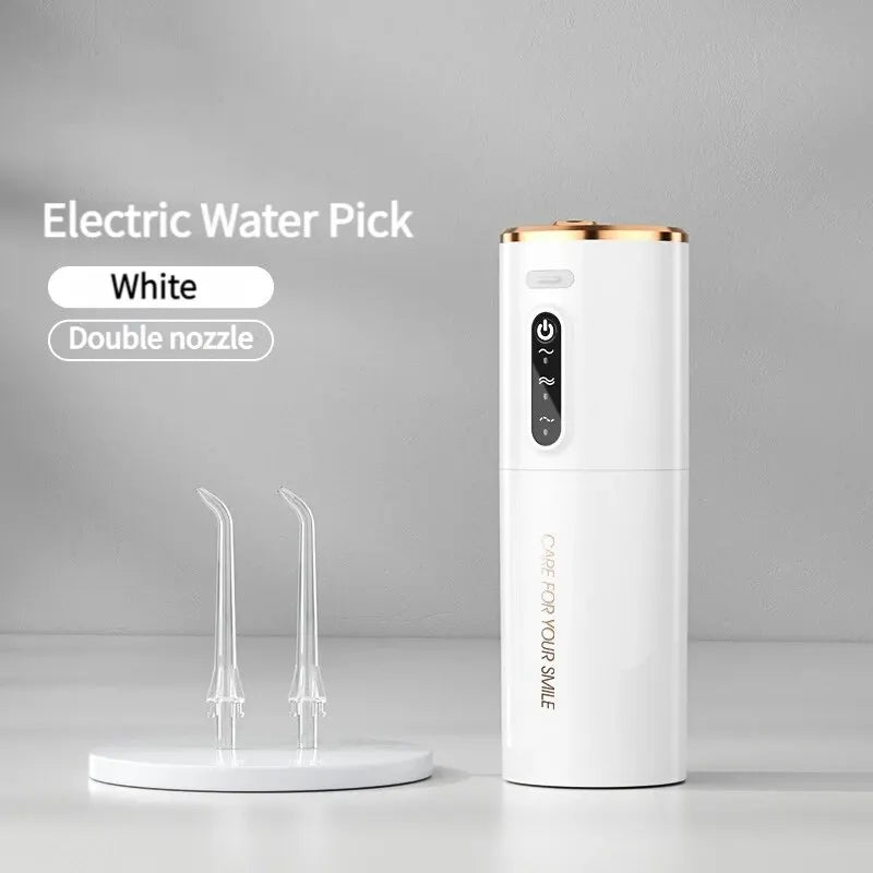 AquaPulse Portable Water Flosser – USB Rechargeable Oral Irrigator (280ML)