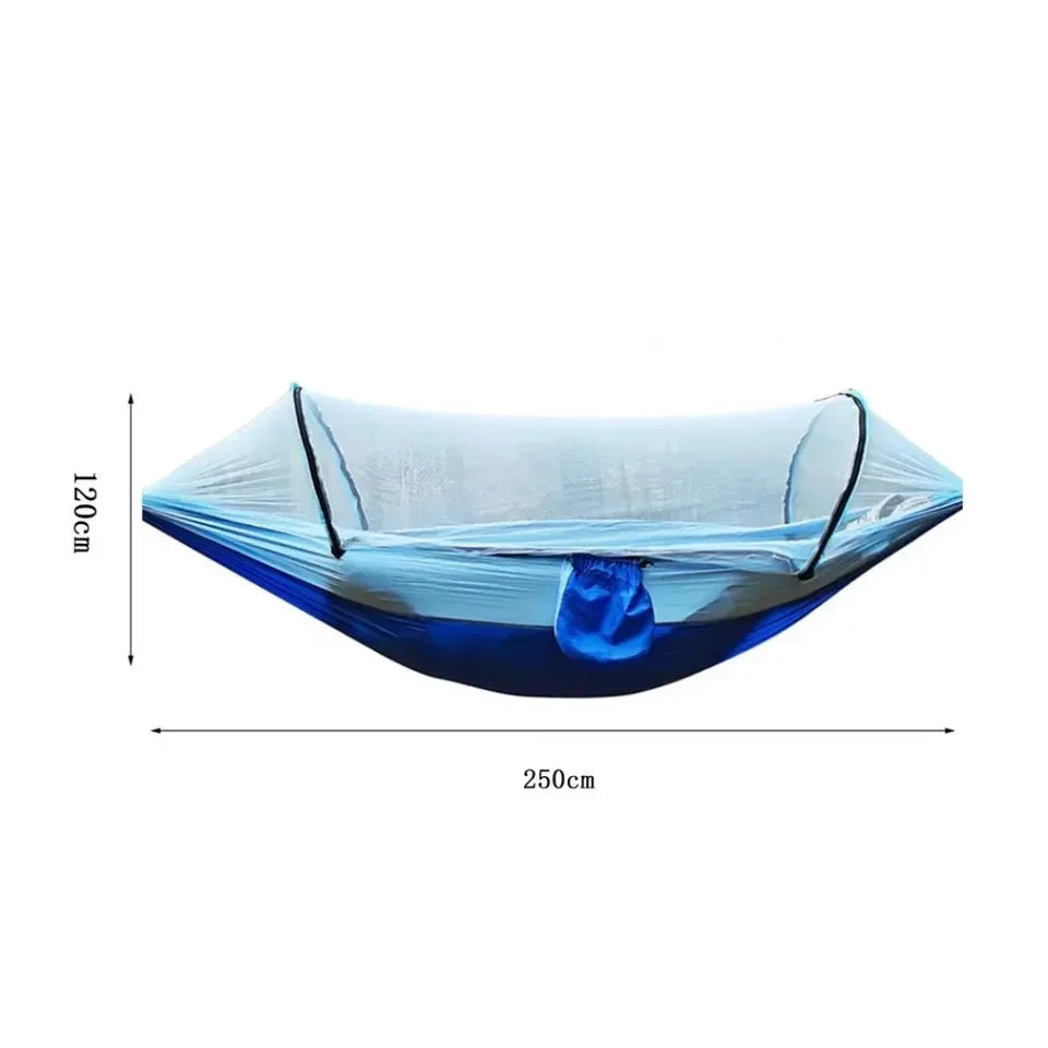 [Best-seller] SkyNest Outdoor Camping Hammock – Lightweight Parachute Hammock with Mosquito Net 🌿🛌