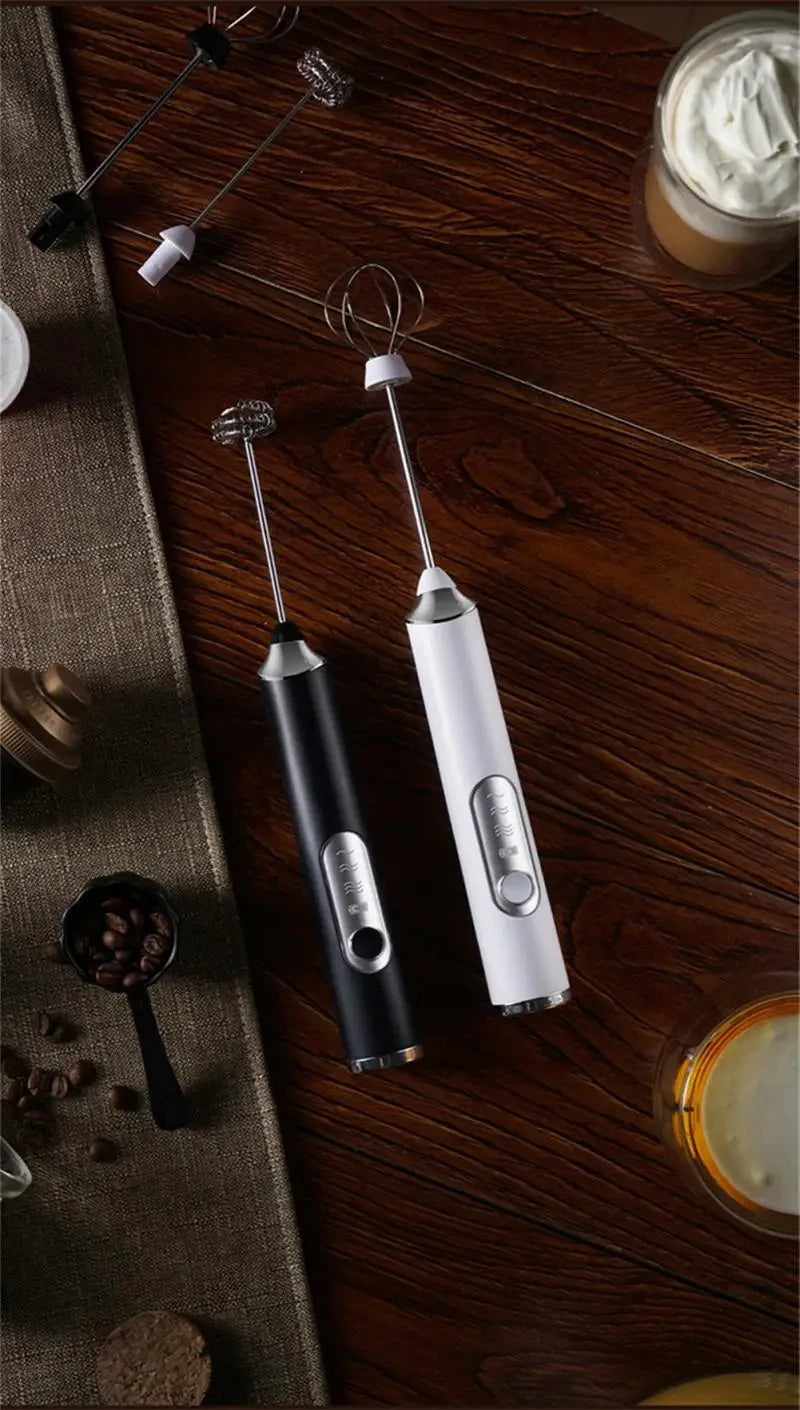 [Best-seller][HOT Trending] WhiskPro DualStick – Wireless 3-Speed Mini Foamer & Blender