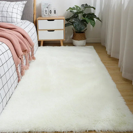 9 colors SilkWool Cozy Rug Carpet – Plush Non-Slip Carpet