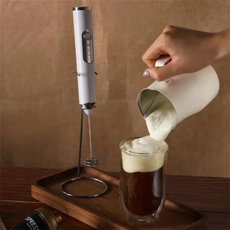 [Best-seller][HOT Trending] WhiskPro DualStick – Wireless 3-Speed Mini Foamer & Blender