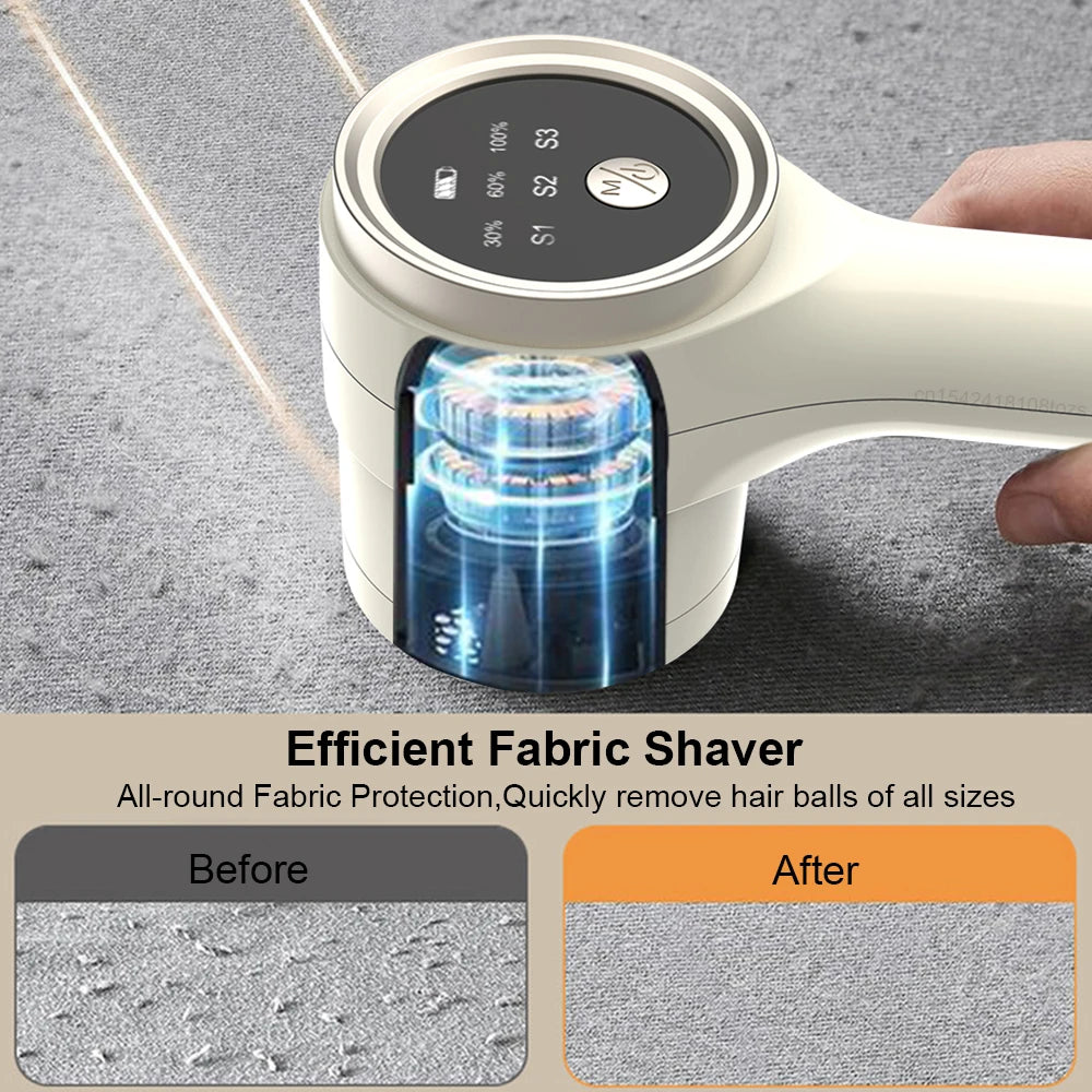 FuzzAway Electric Lint Remover – Rechargeable Fabric & Hairball Shaver