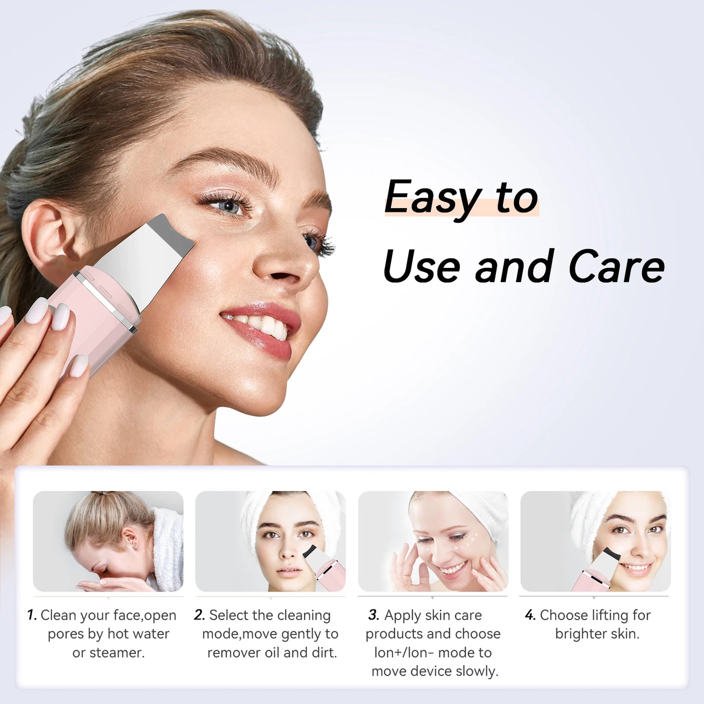 [Best-seller] ANLAN Ultrasonic Glow – Deep-Cleansing & Lifting Skin Scrubber