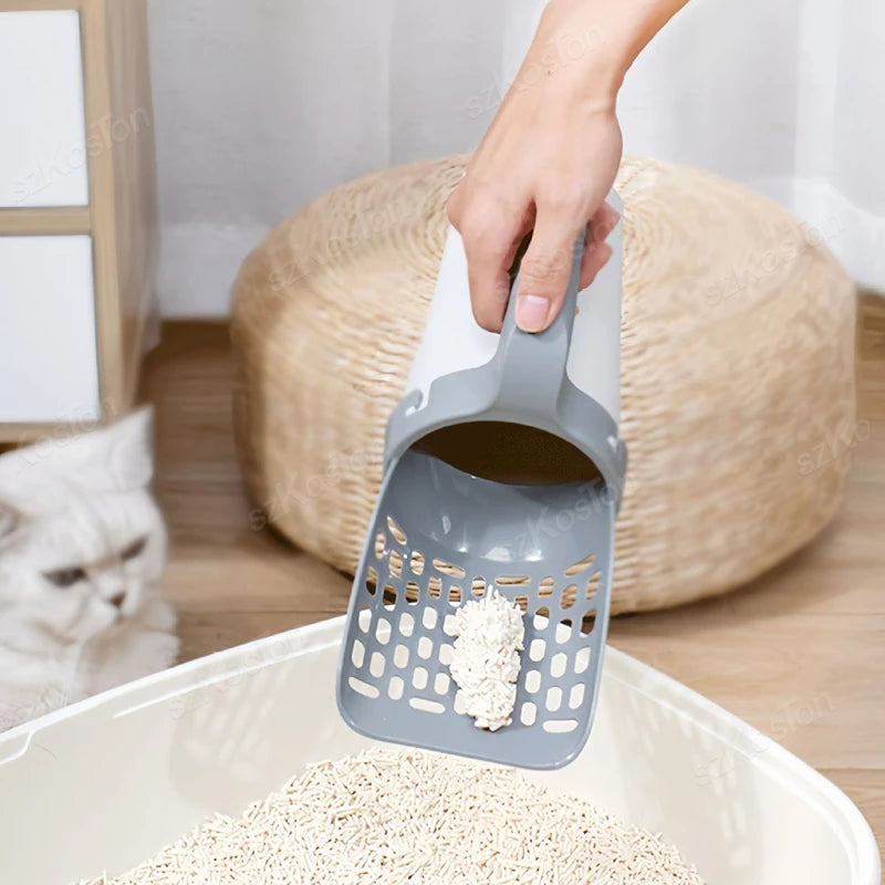 Clean Portable Cat Litter Scooper – Scoop & Bag in One 🐾