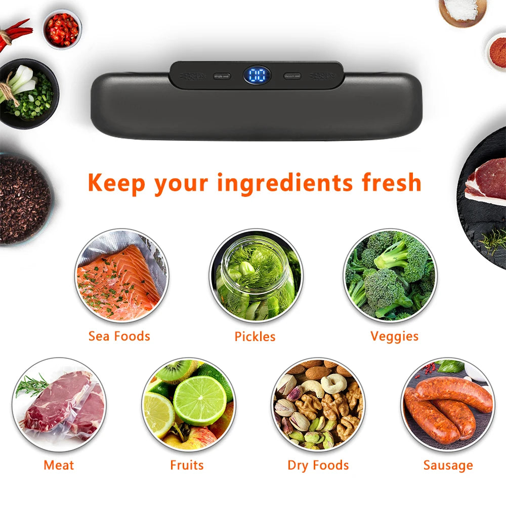 [Best-seller] FreshLock Vacuum Sealer – Food Preservation with 10 Free Vacuum Bags