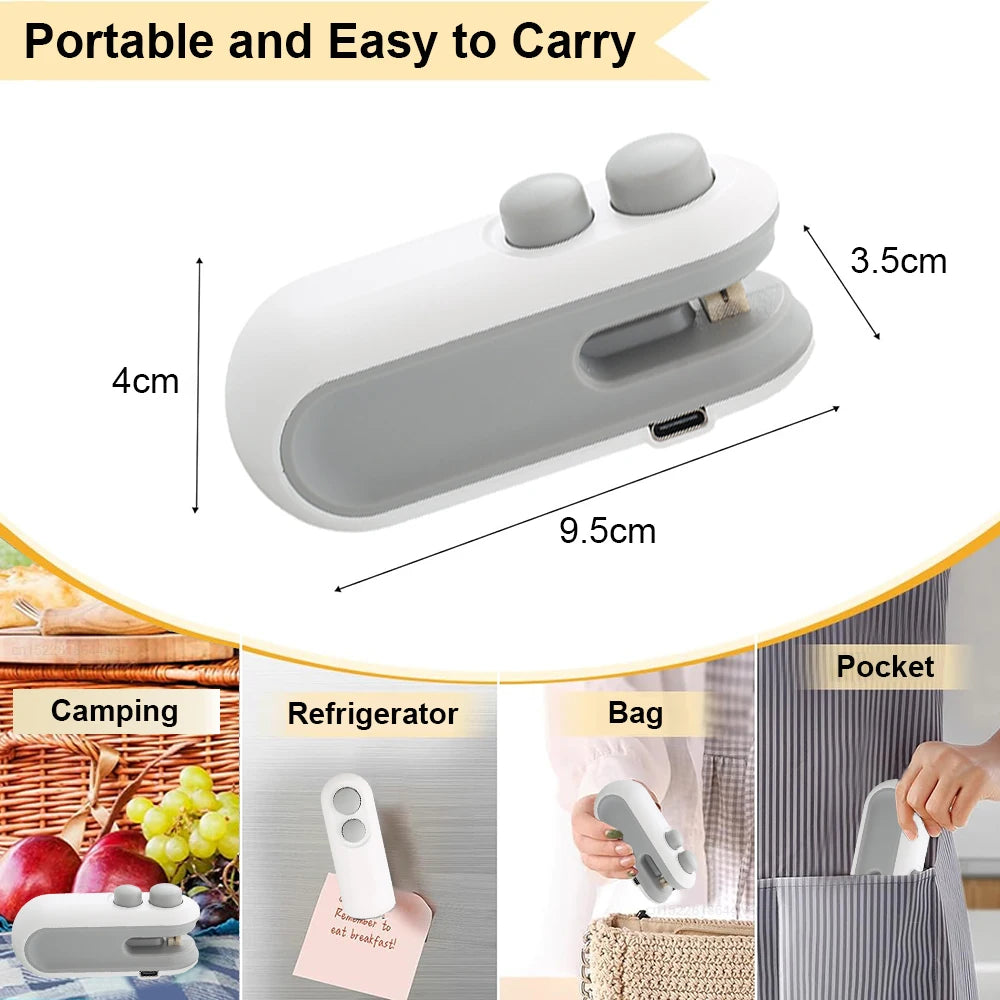 [Best-seller]Compact Heat Seal Pro – Mini Handheld Food & Bag Sealer