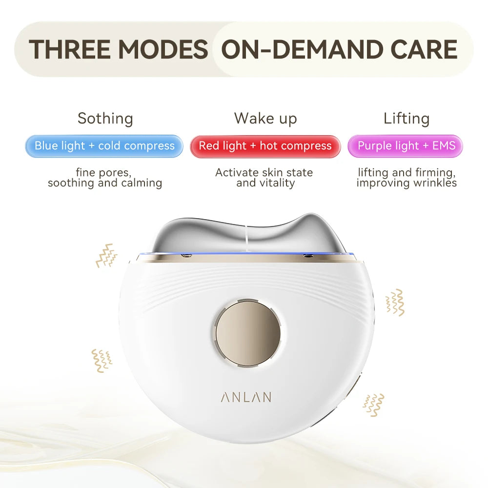 [Best-seller] ANLAN 3-in-1 Electric Gua Sha Massager – EMS Face & Body Sculpting Tool