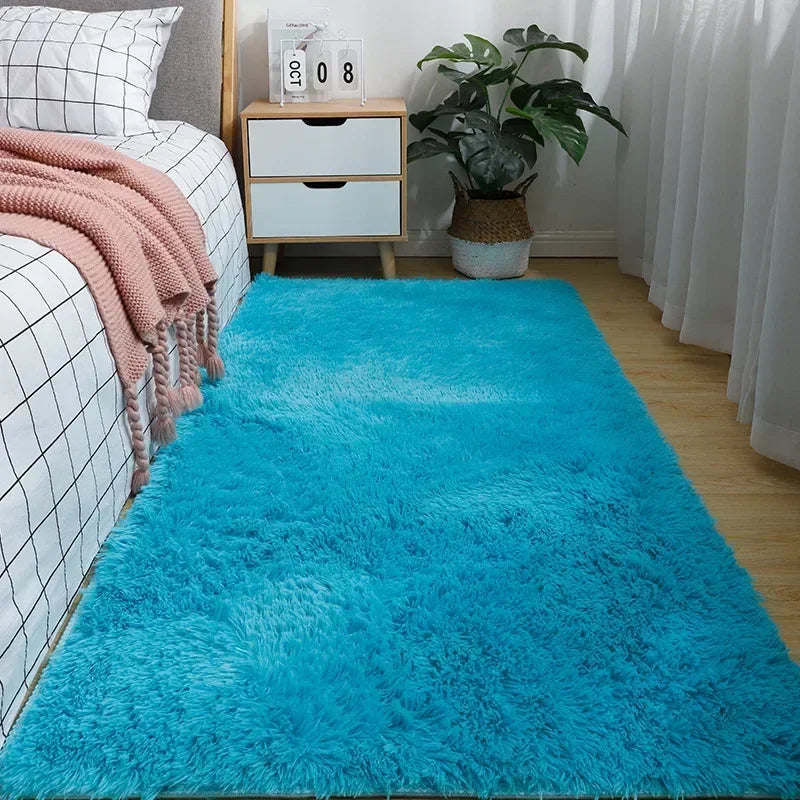 9 colors SilkWool Cozy Rug Carpet – Plush Non-Slip Carpet