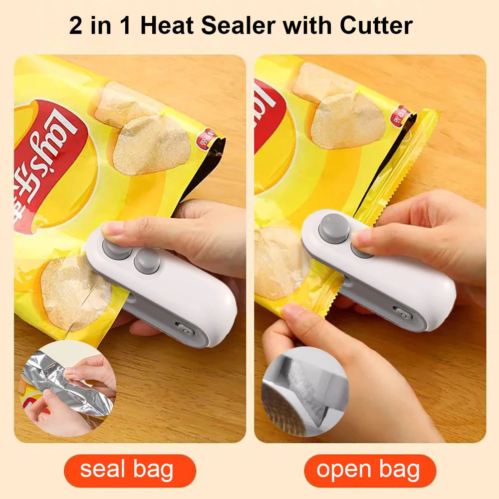 [Best-seller]Compact Heat Seal Pro – Mini Handheld Food & Bag Sealer