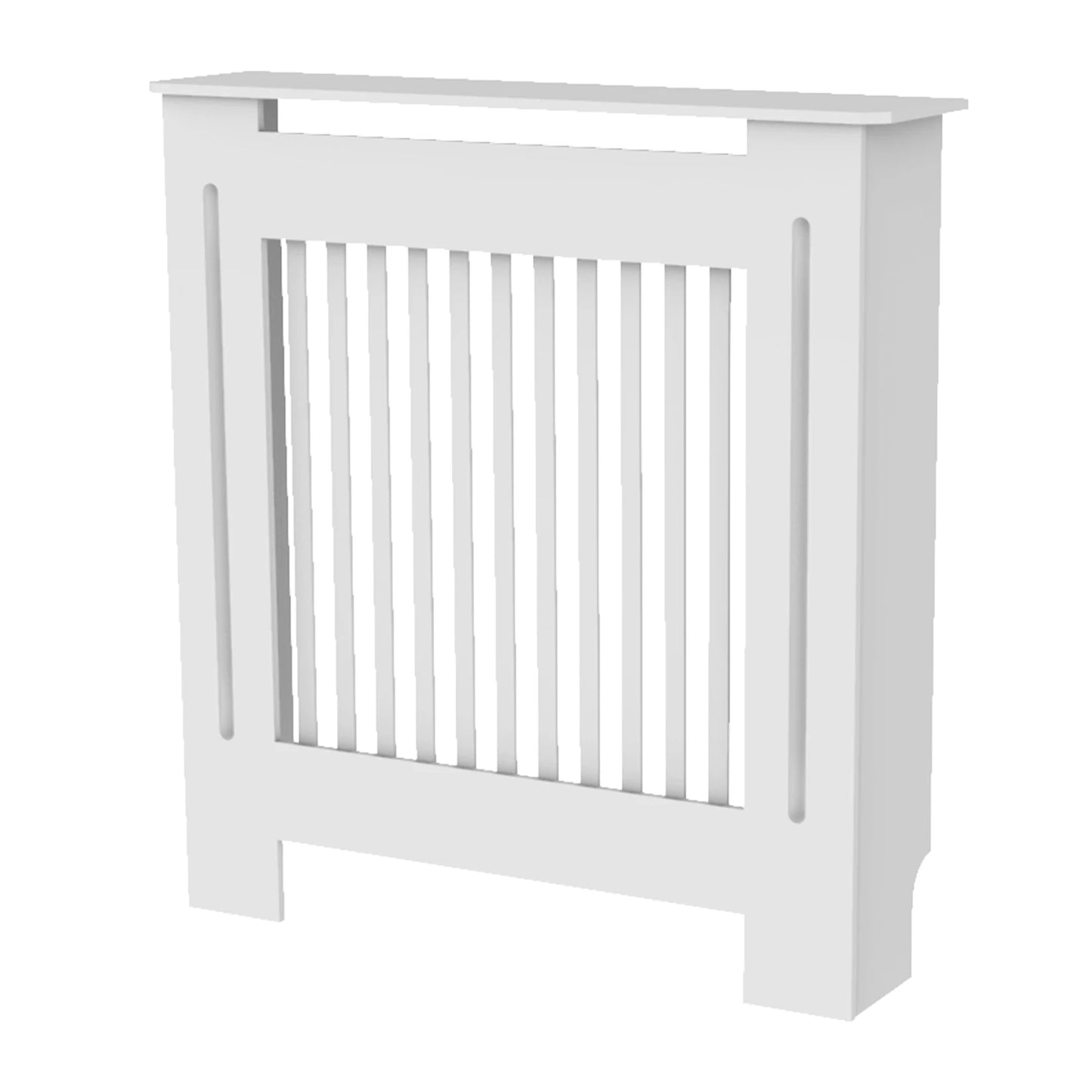 Modern White Radiator Cover – Stylish MDF Wall Cabinet with Grill Design (S/M/L/XL)