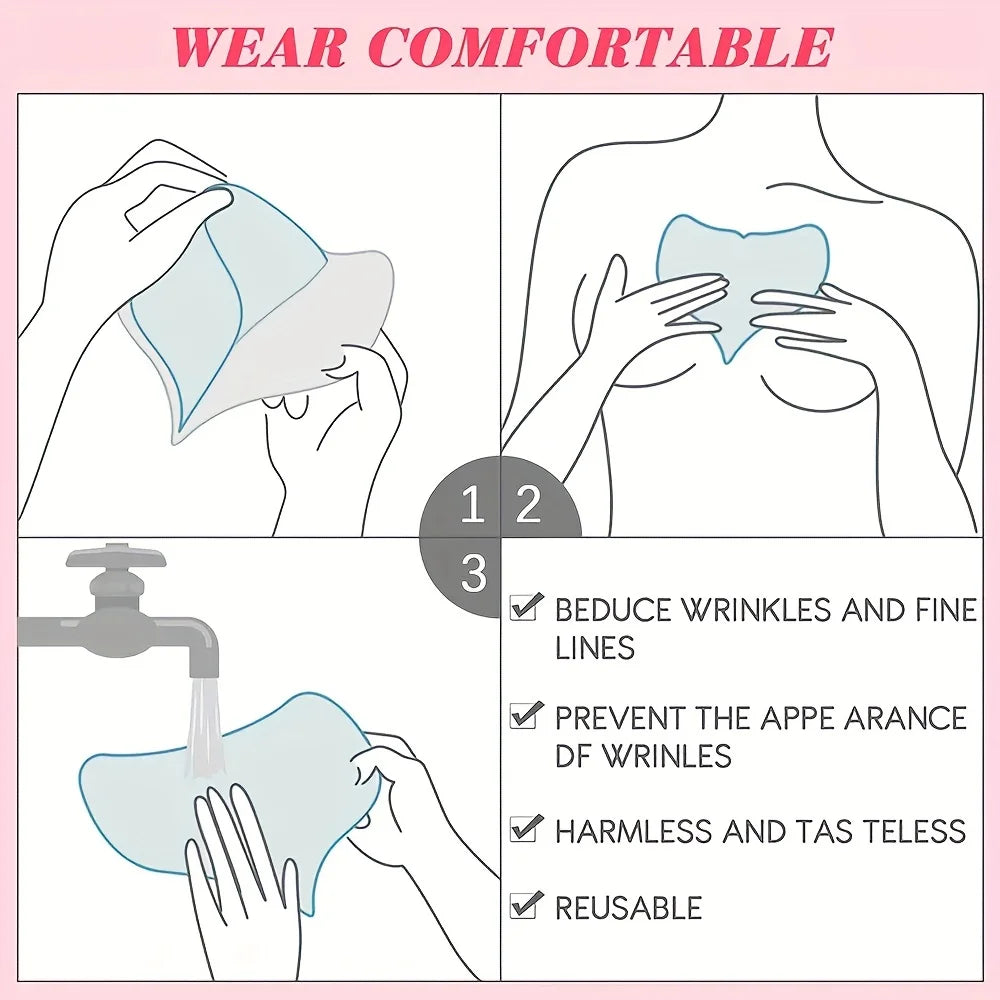 [Early-Summer Promotion] SilkLift™ Anti-aging Chest & Neck Lift Pad (Reusable)