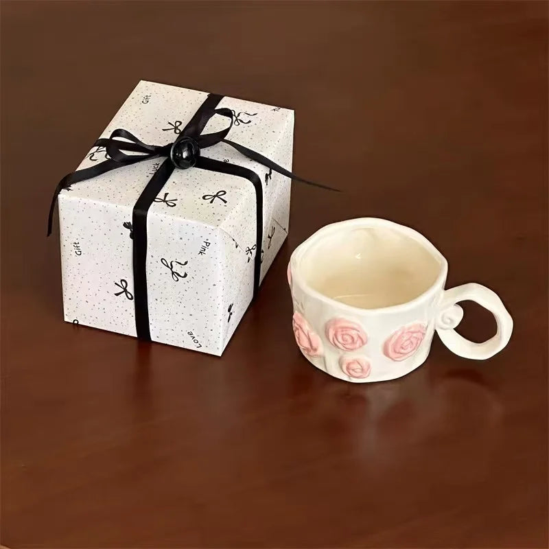 Bow Bliss Handmade Mug with Gift Packaging 🎀☕