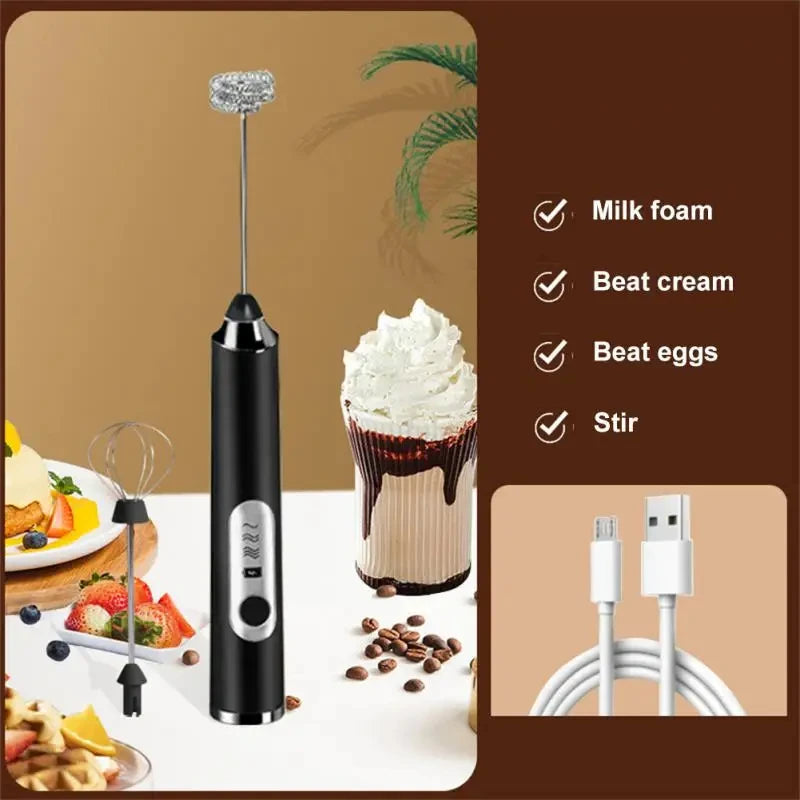 [Best-seller][HOT Trending] WhiskPro DualStick – Wireless 3-Speed Mini Foamer & Blender