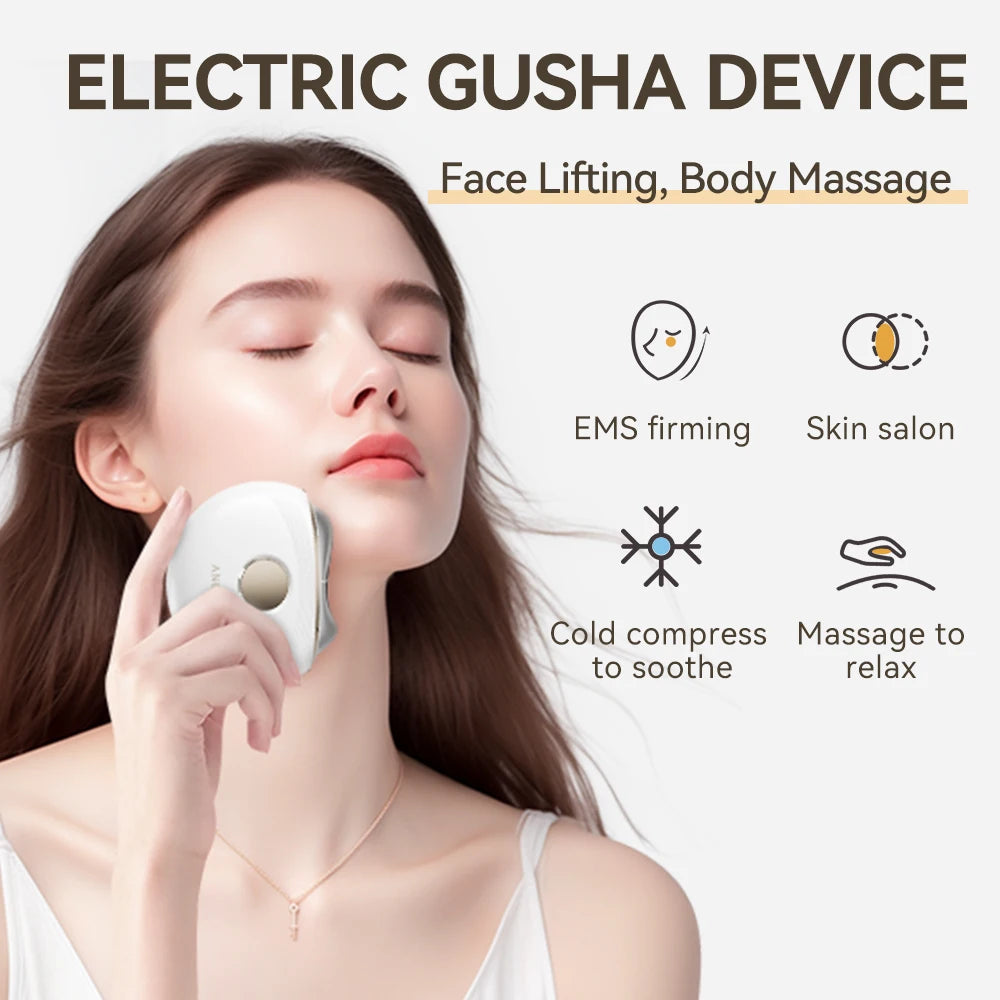 [Best-seller] ANLAN 3-in-1 Electric Gua Sha Massager – EMS Face & Body Sculpting Tool