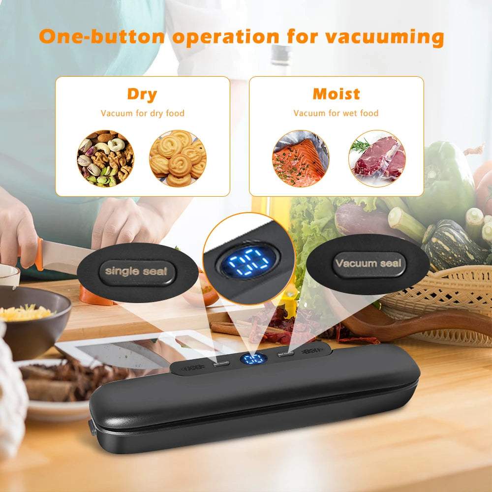 [Best-seller] FreshLock Vacuum Sealer – Food Preservation with 10 Free Vacuum Bags