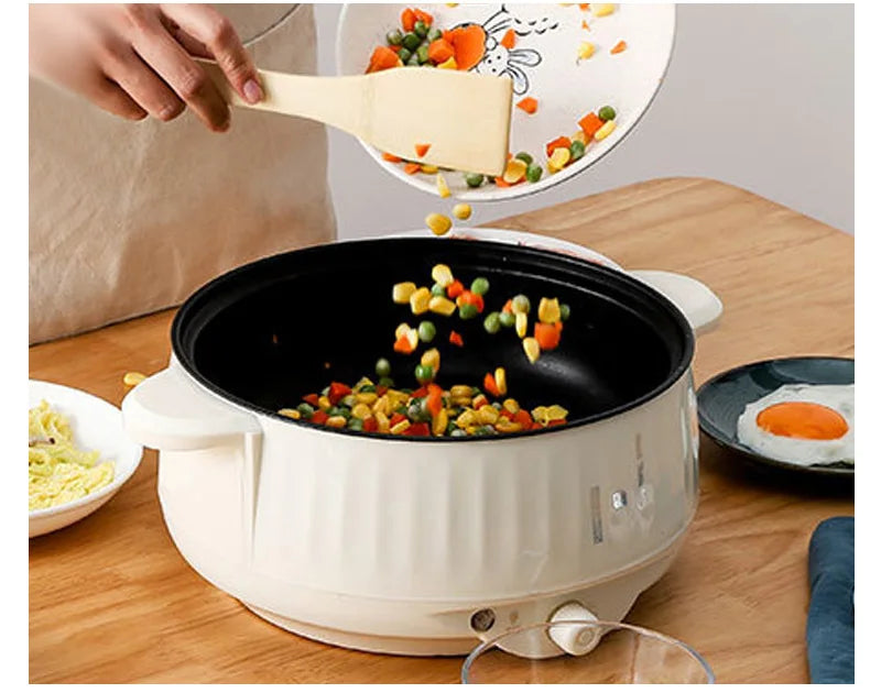 DualChef 220V Multi-Cooker – Compact, Versatile & Non-Stick Electric Pot