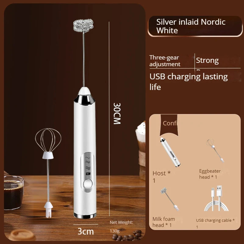 [Best-seller][HOT Trending] WhiskPro DualStick – Wireless 3-Speed Mini Foamer & Blender